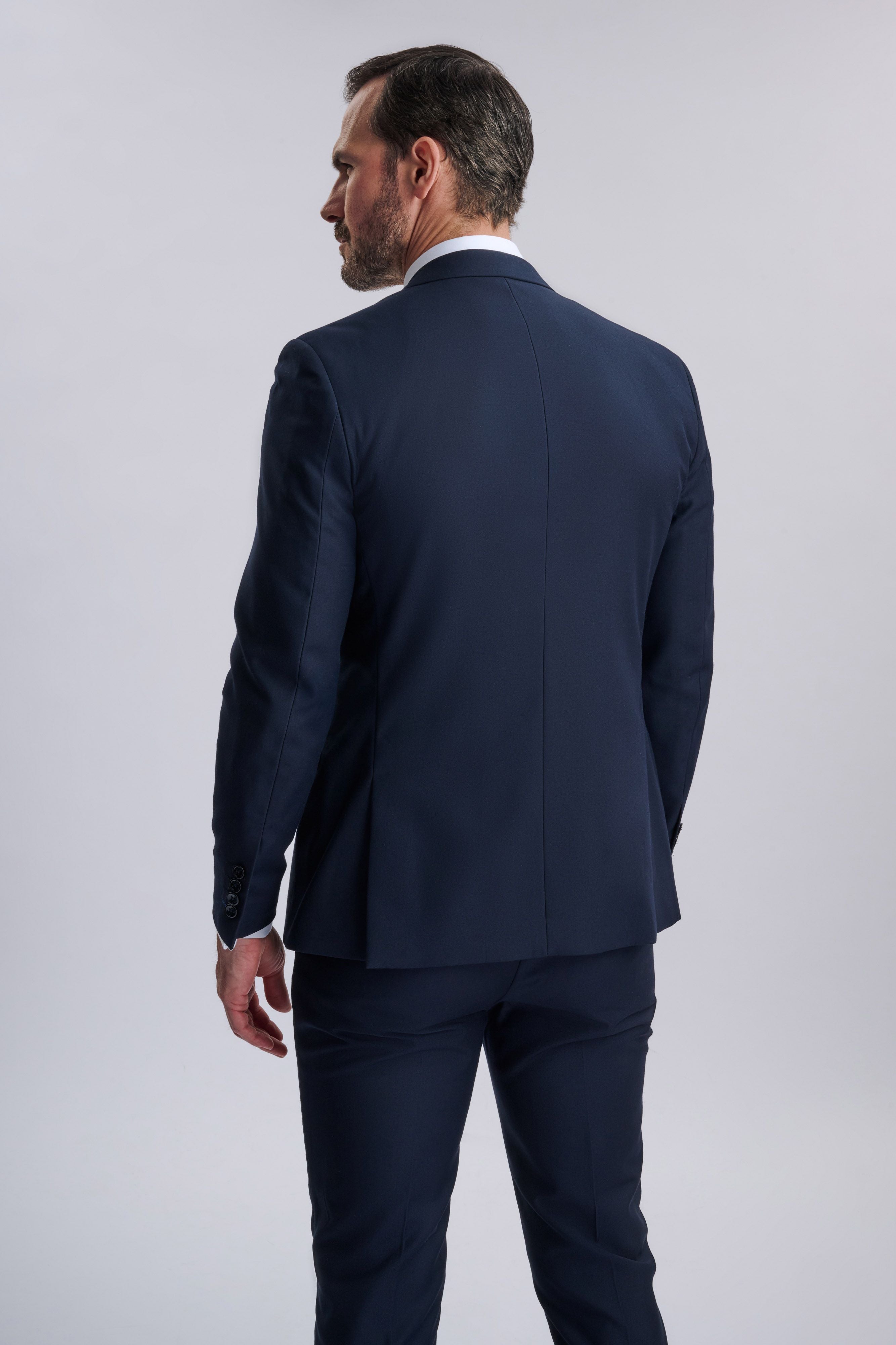 Parker Navy Three Piece Suit