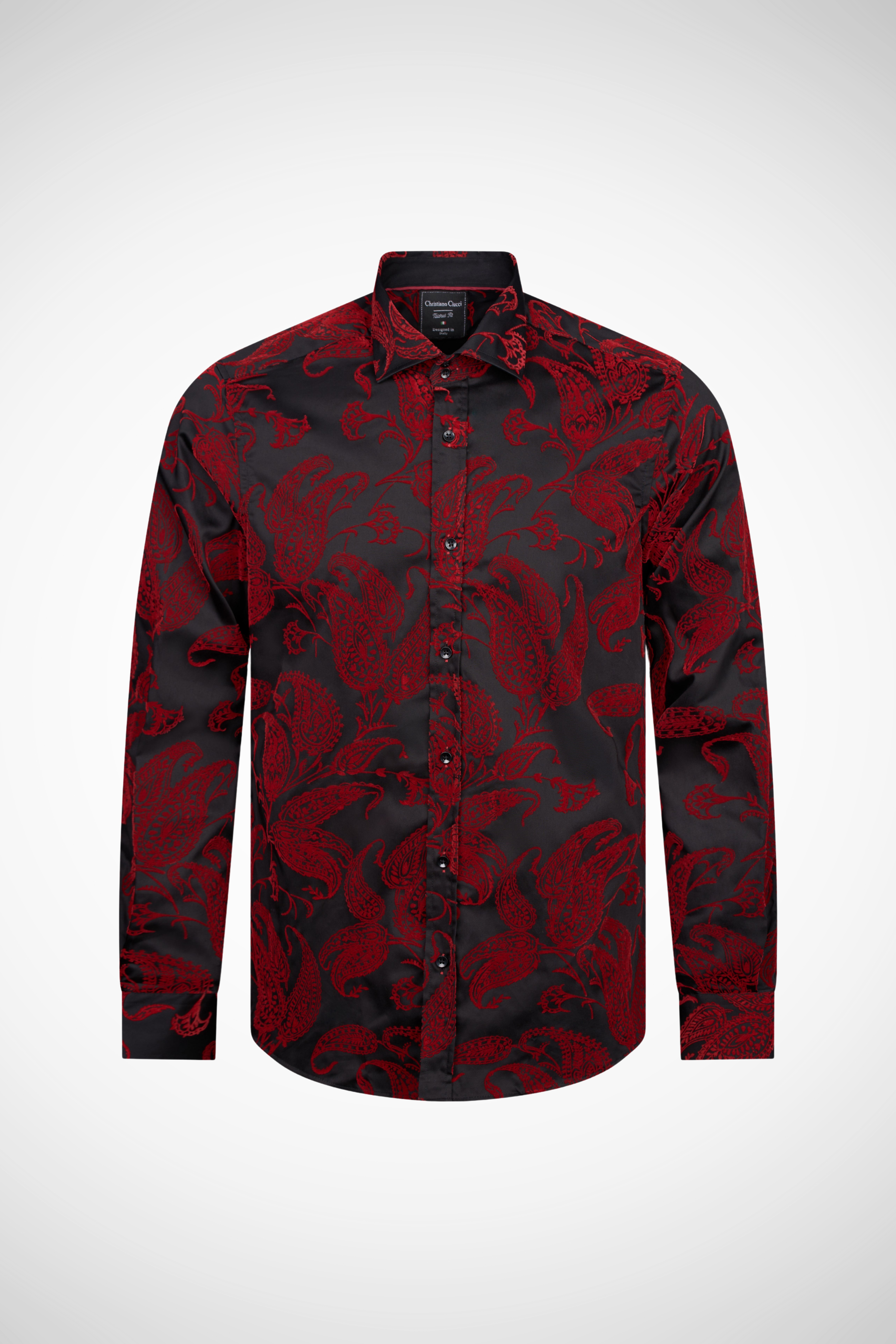 Elvis Flock Shirt Red