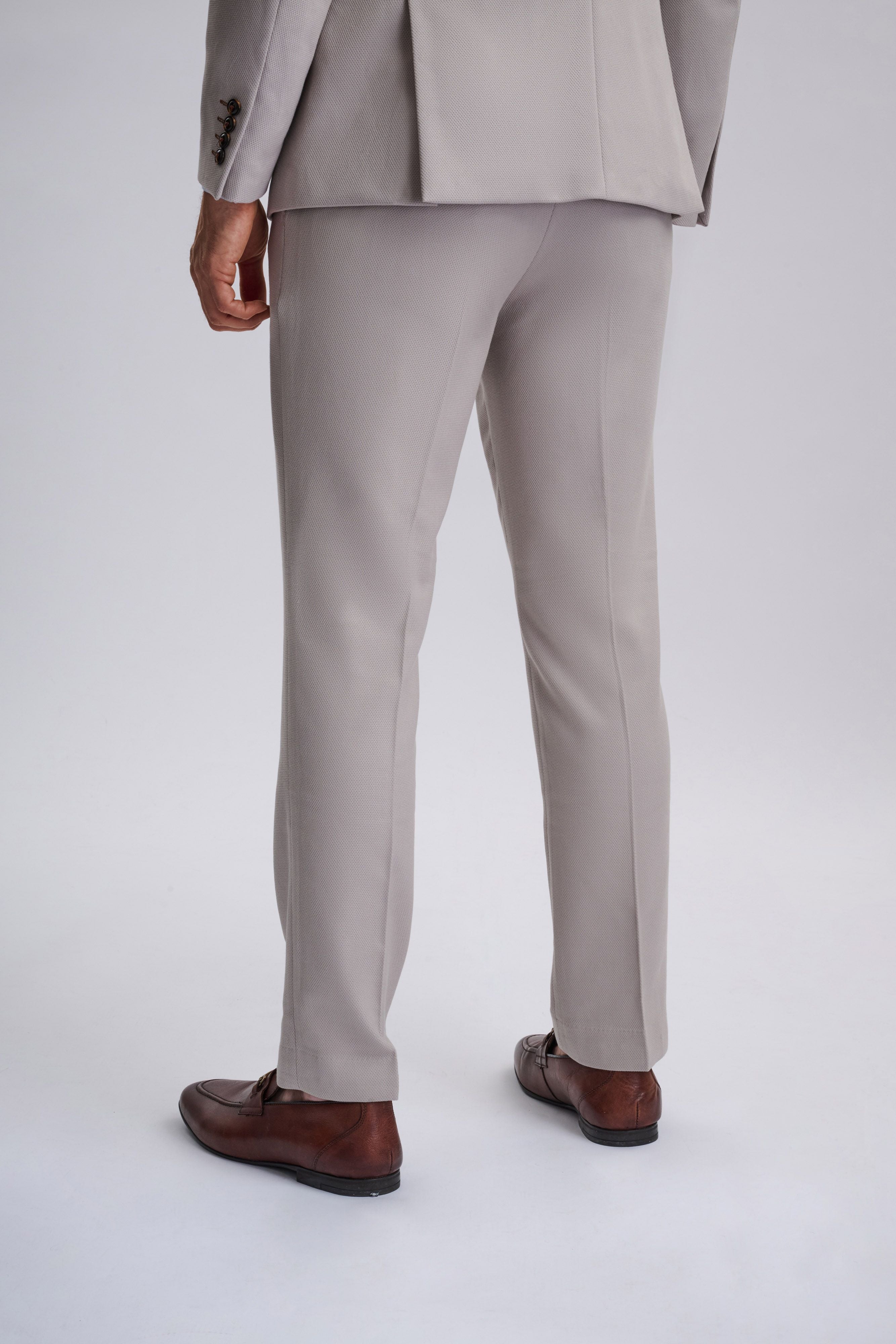 HM5 - Stone Double-Breasted Two Piece Suit