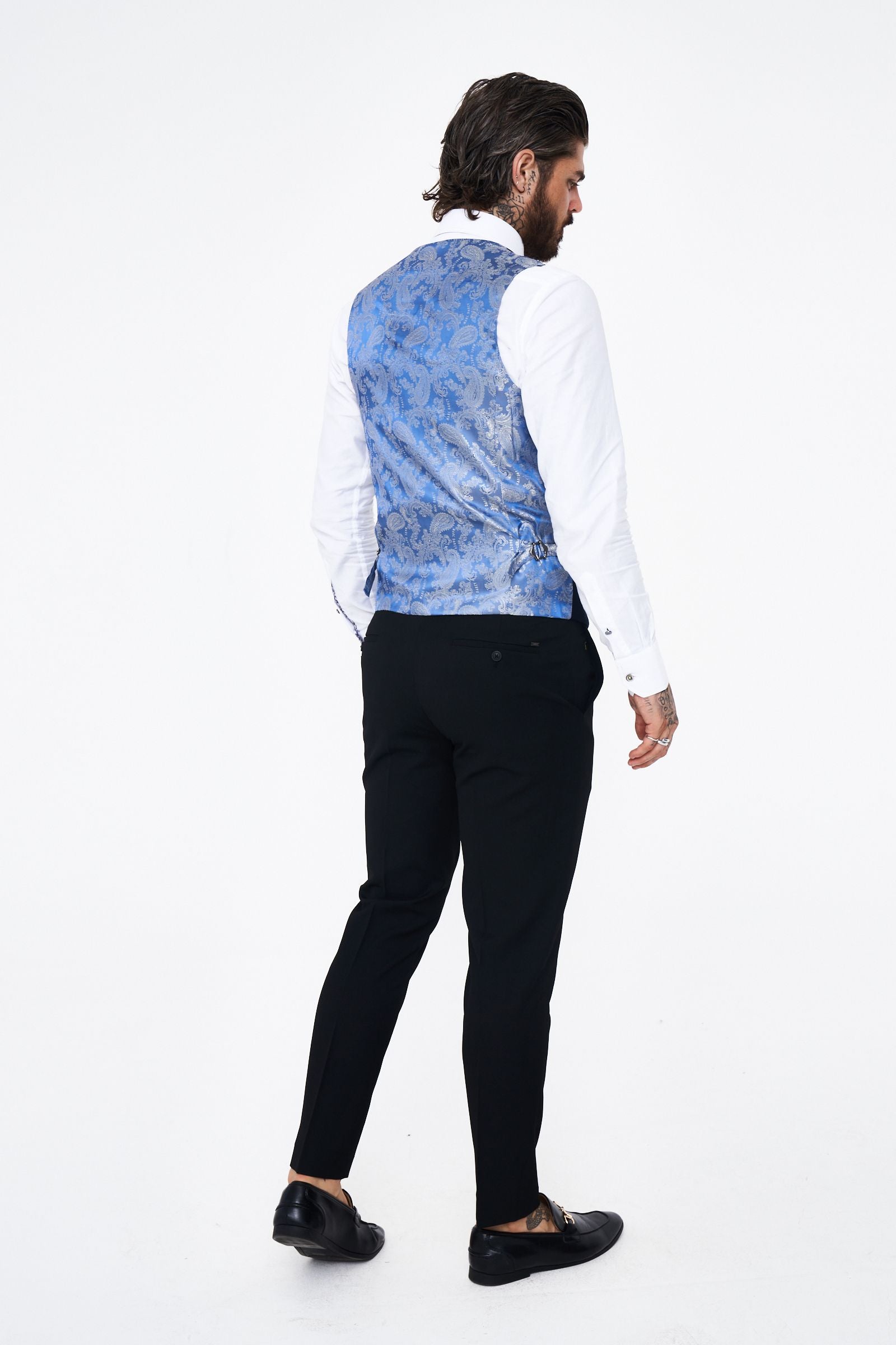 Kelvin - Navy Single Breasted Waistcoat