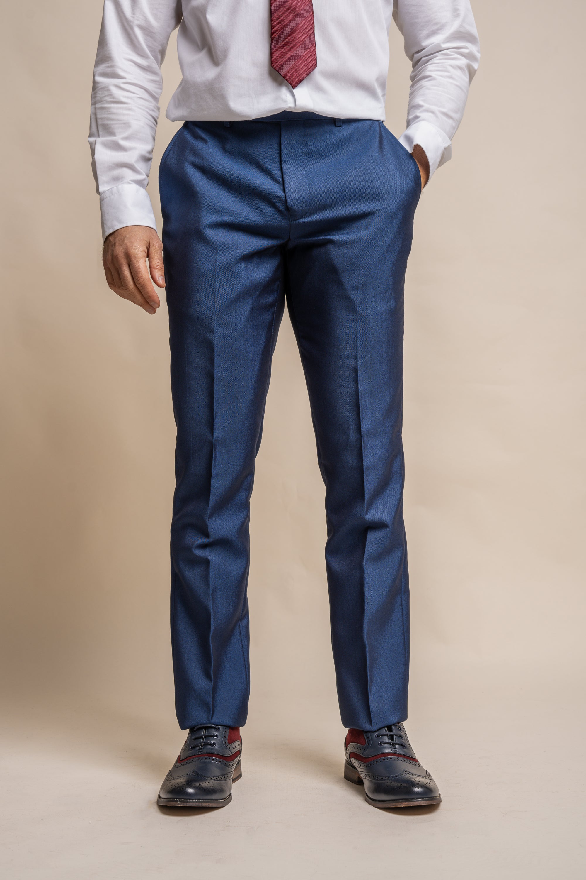 Ford Blue Three Piece Suit Short