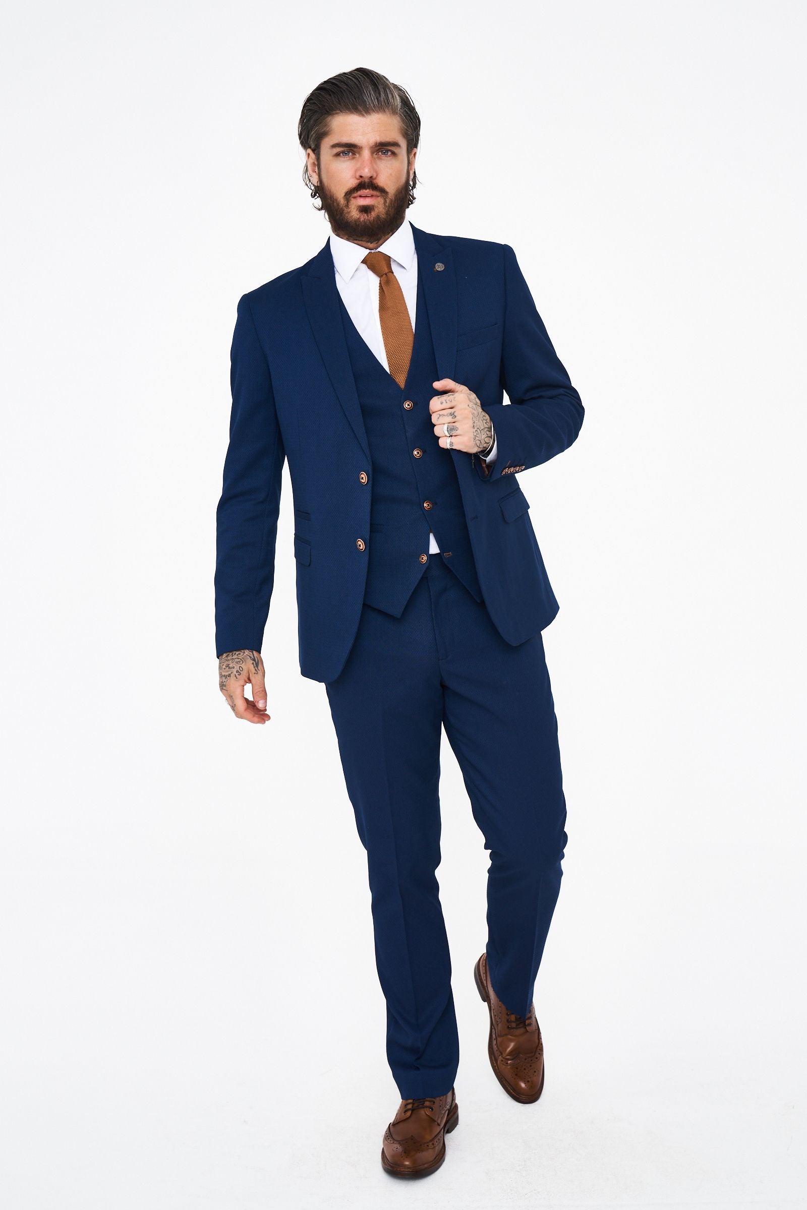 Marc Darcy Max Royal Three Piece Suit