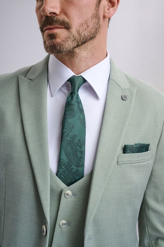 Finley - Moss Green Three Piece Suit