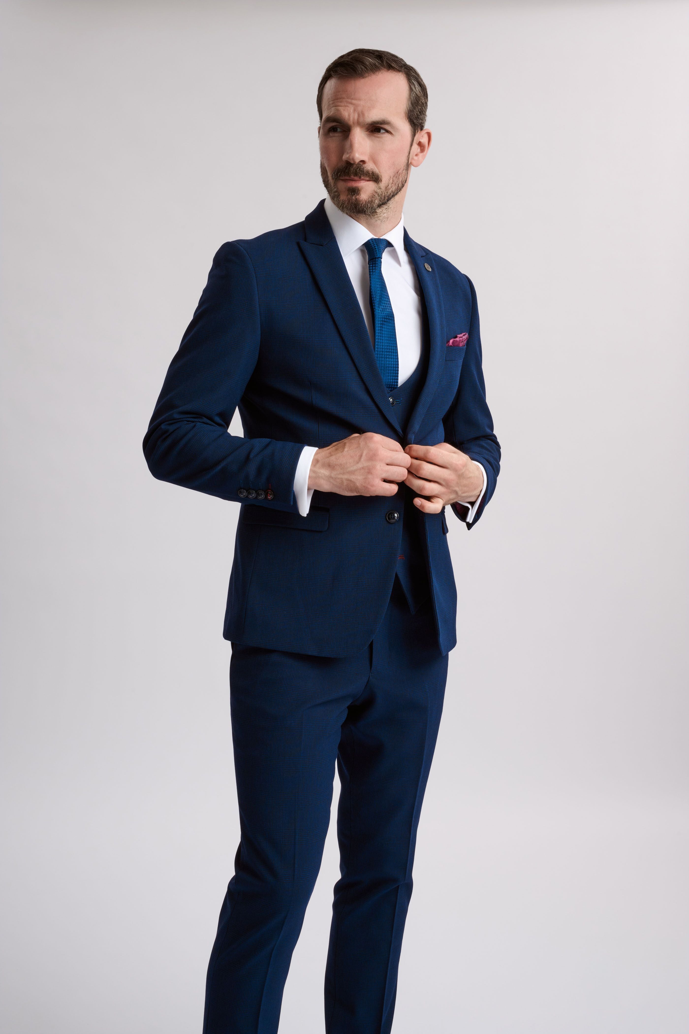 Bromley Navy 3 Piece Suit