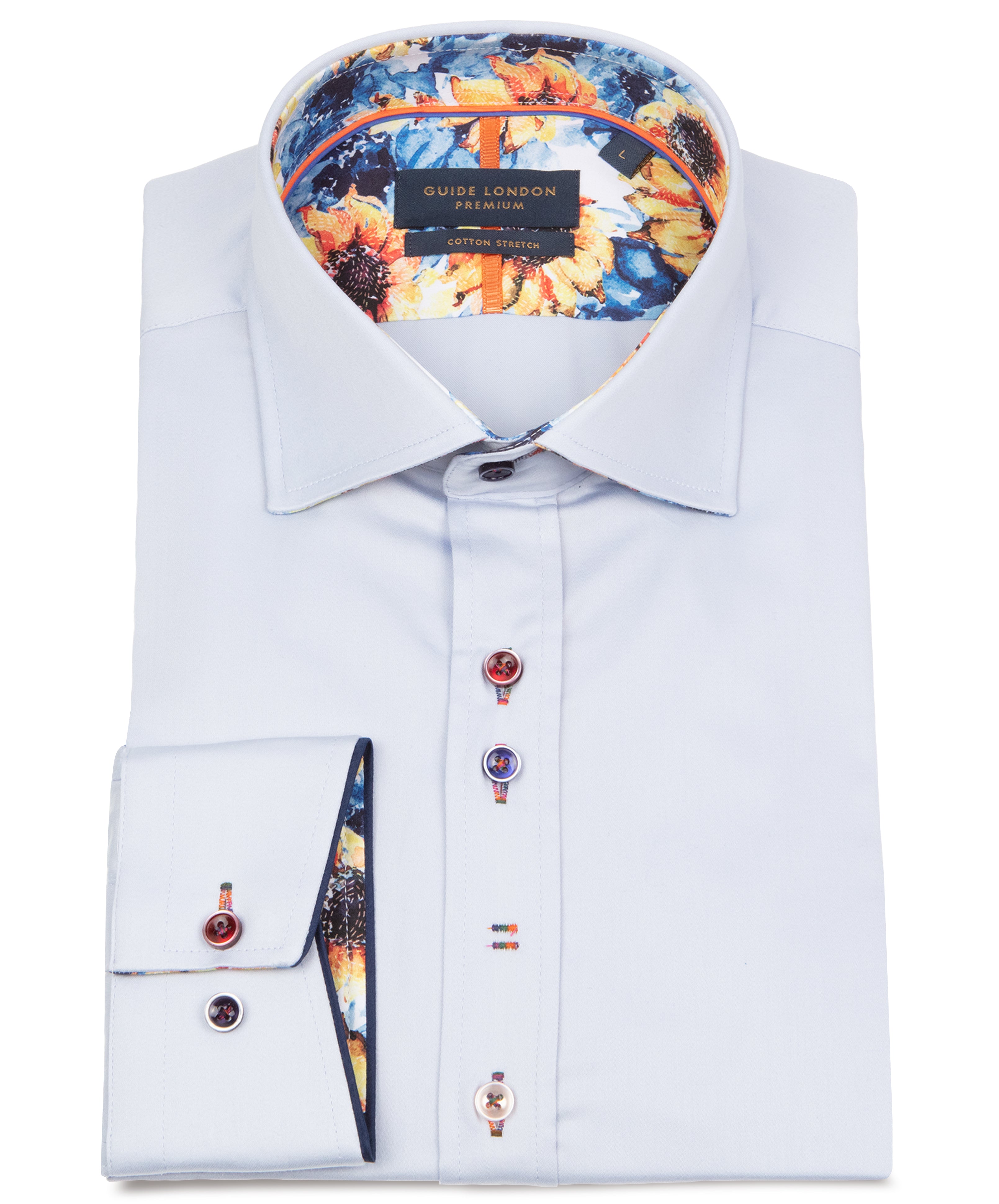 Sky Long Sleeve Plain But Not Plain Shirt