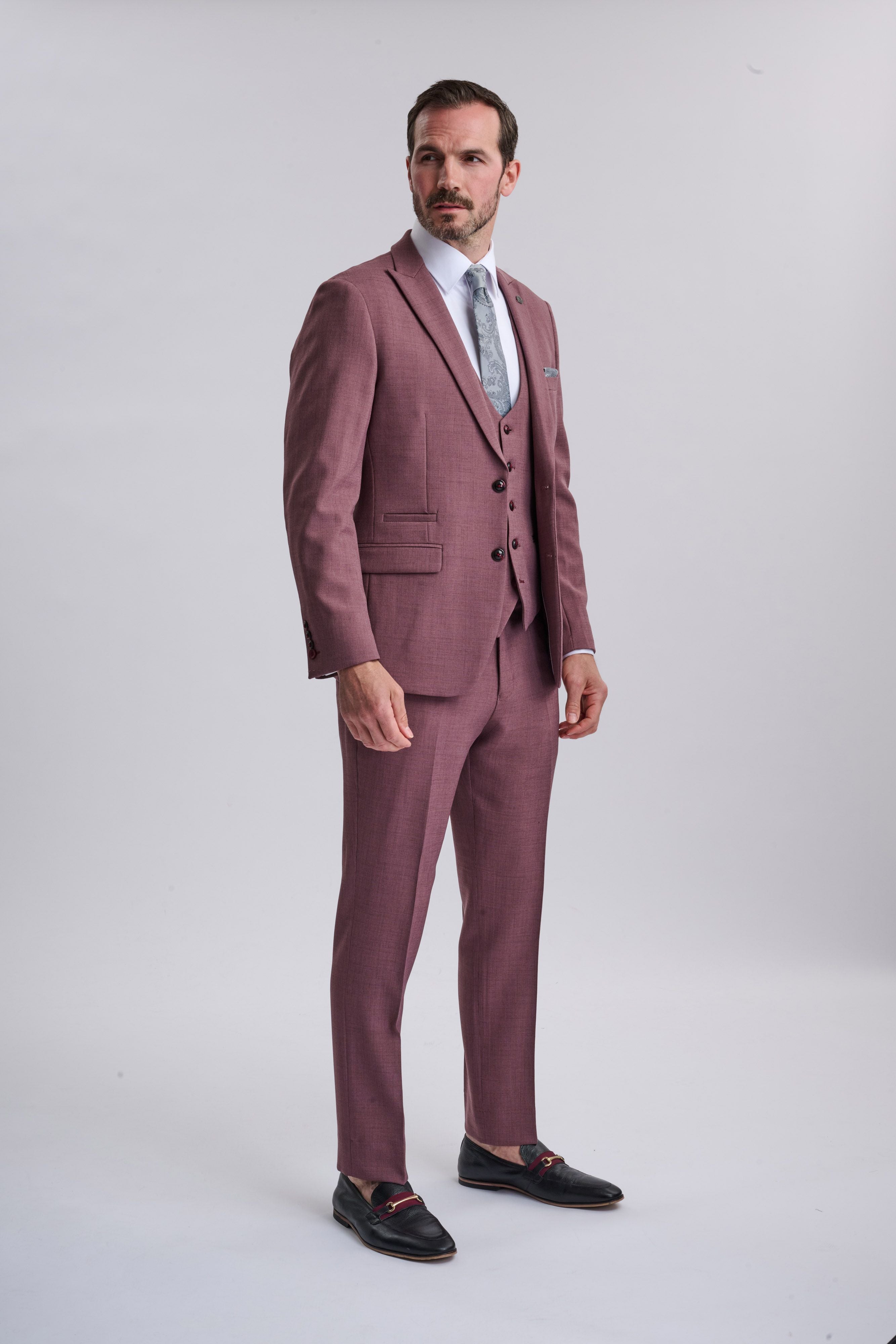 Monty - Mauve Three Piece Suit
