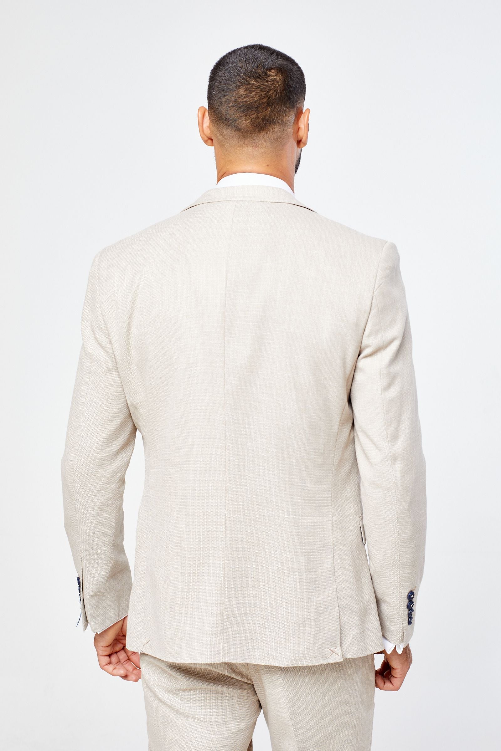 Miami Beige Three Piece Suit