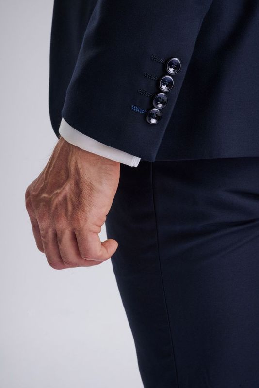 Parker Navy Three Piece Suit