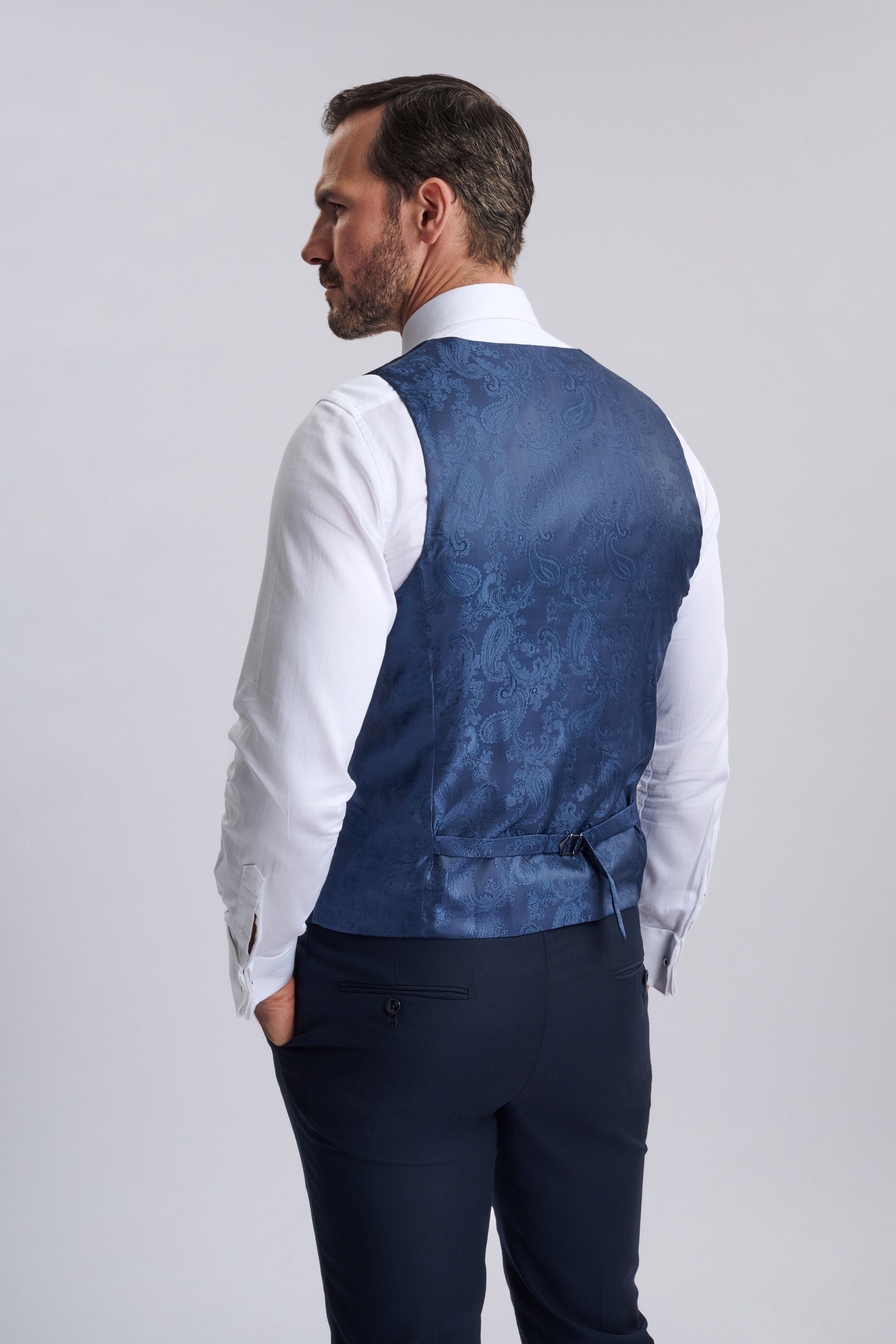 Parker Navy Three Piece Suit