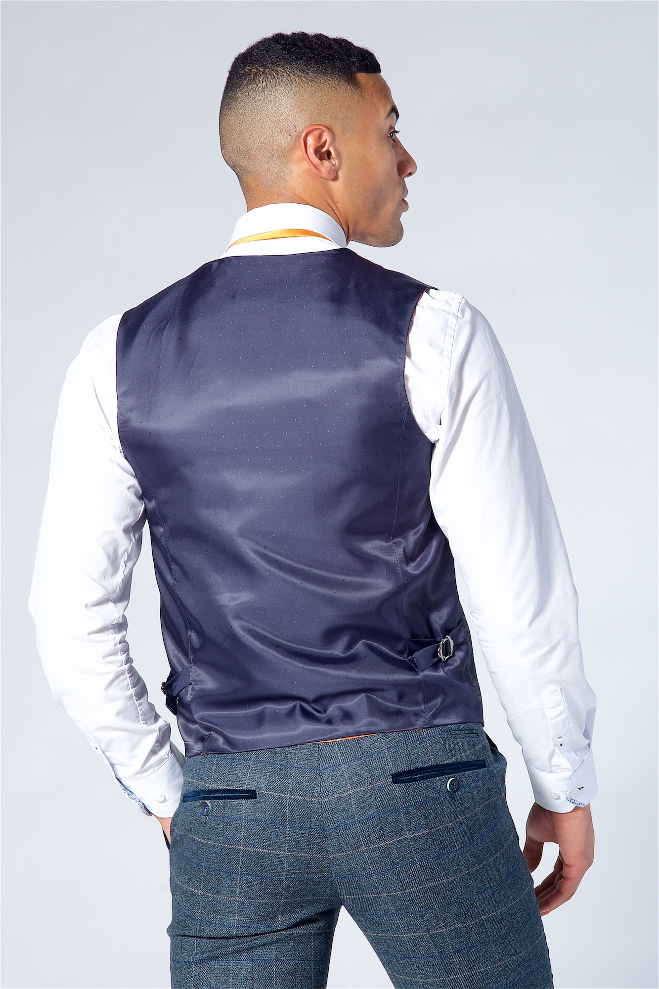 Marc Darcy Scott Blue Waistcoat