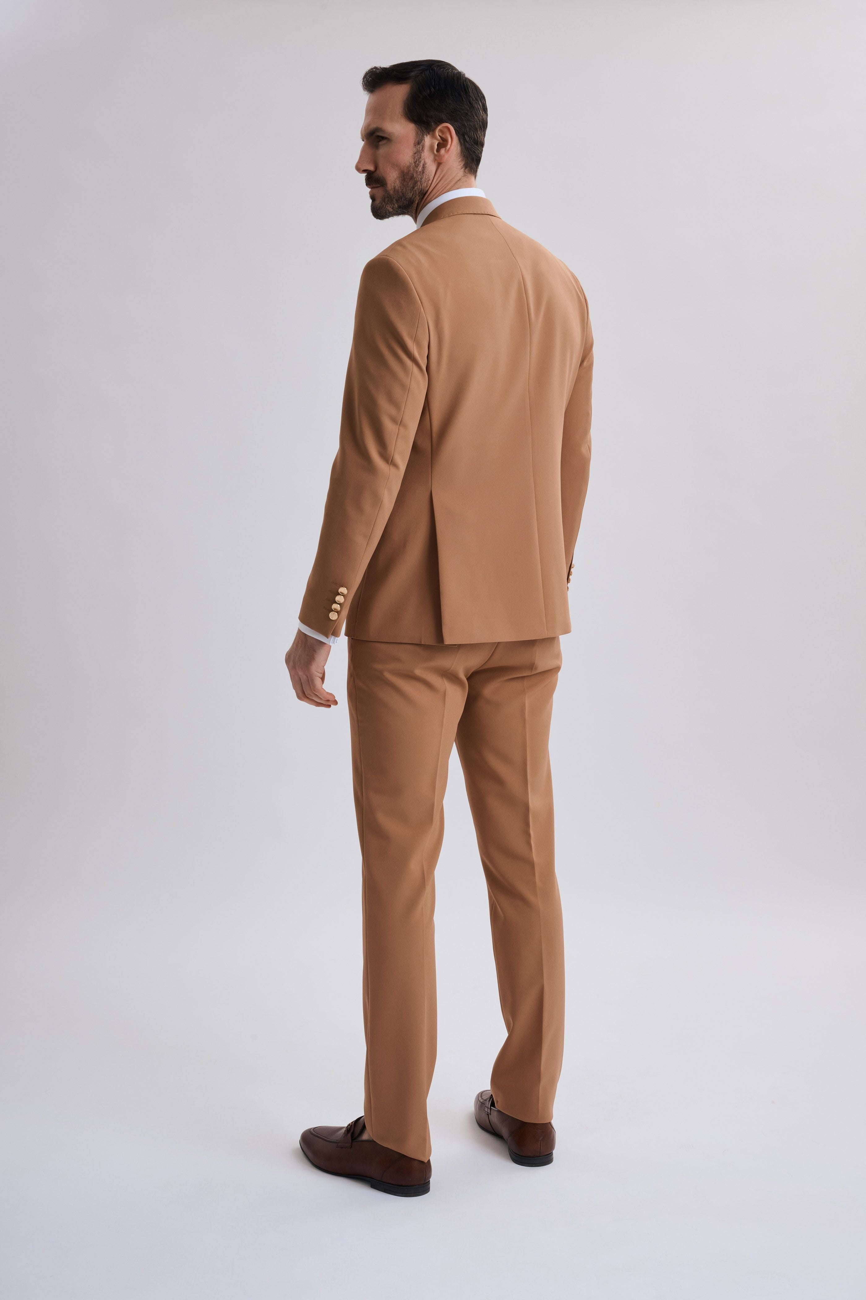 Riccardo Tan Two Piece Suit
