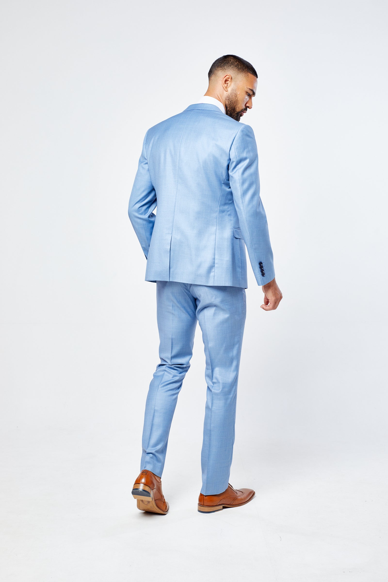 Charles Blue Three Piece Suit