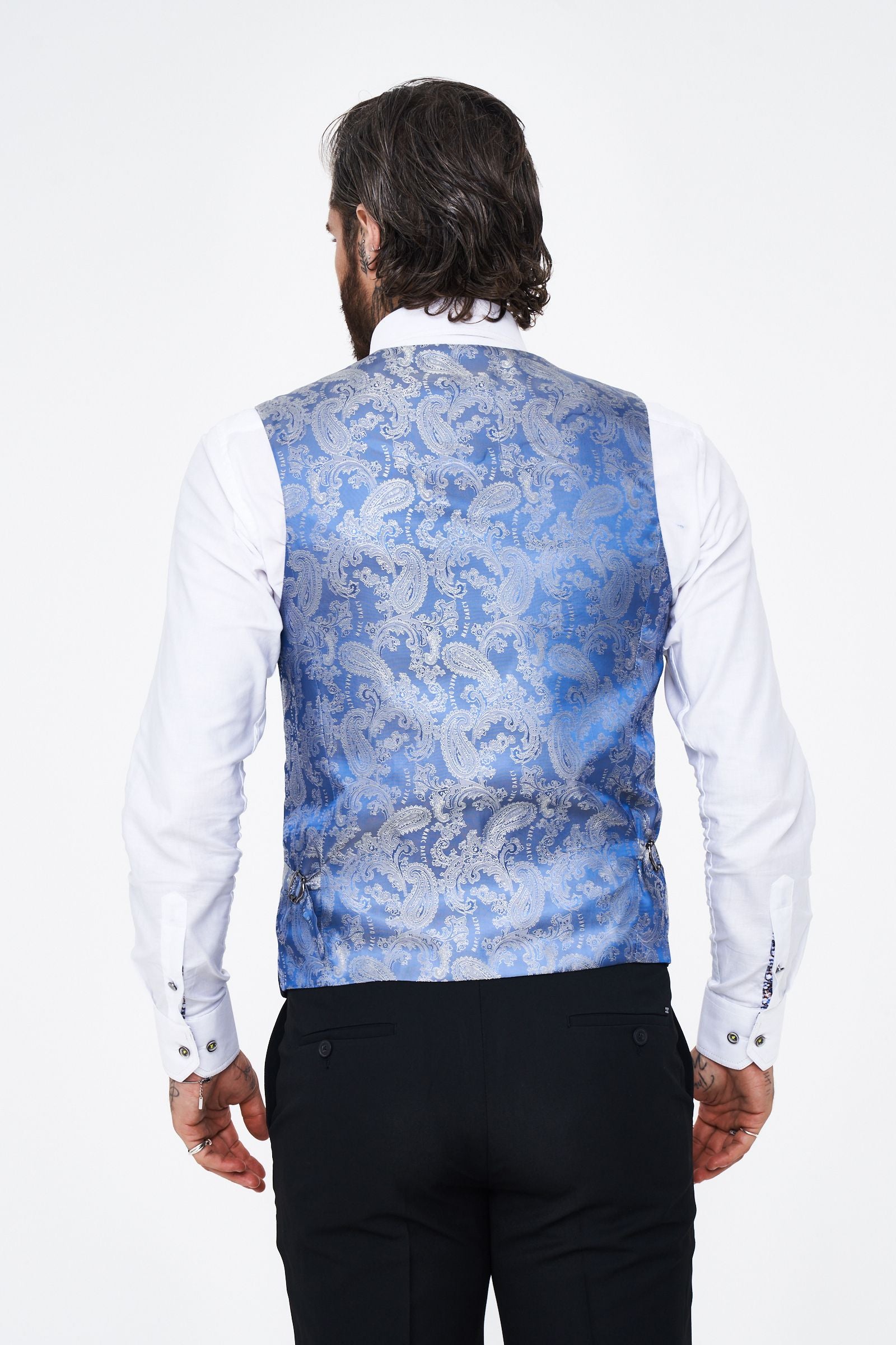 Kelvin - Navy Single Breasted Waistcoat