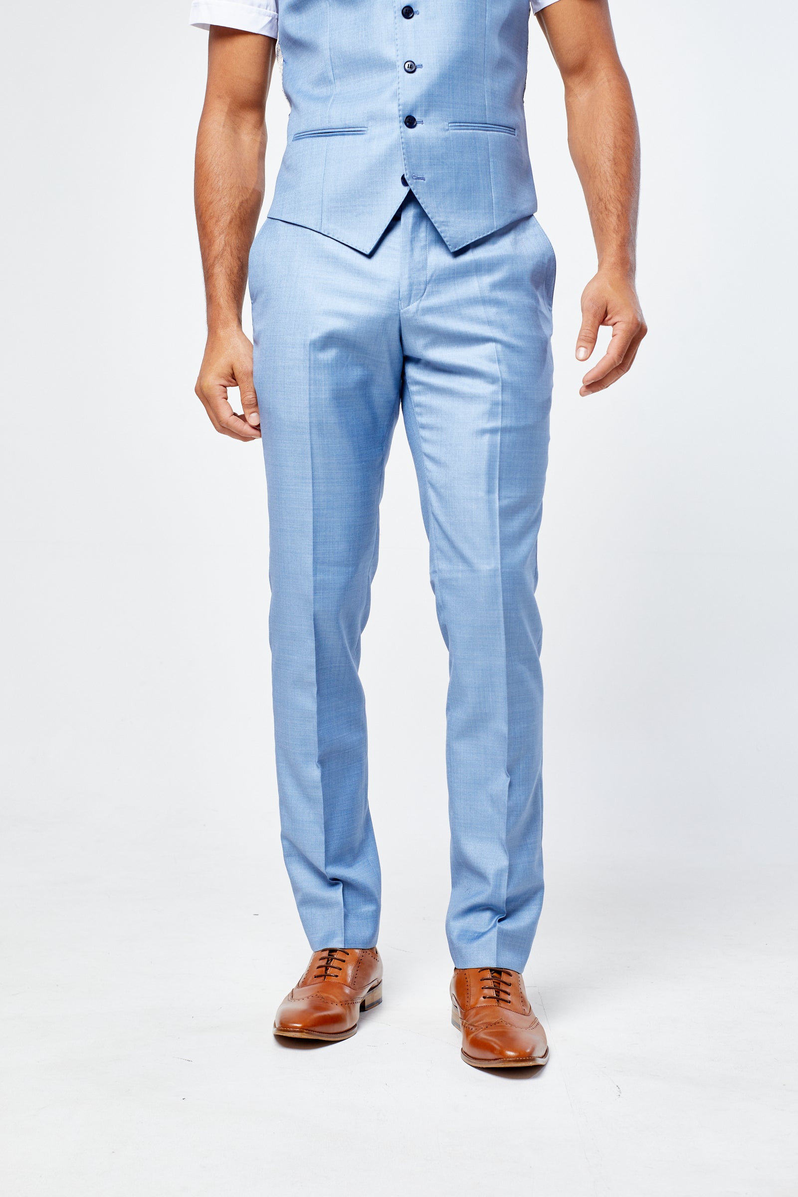 Charles Blue Three Piece Suit