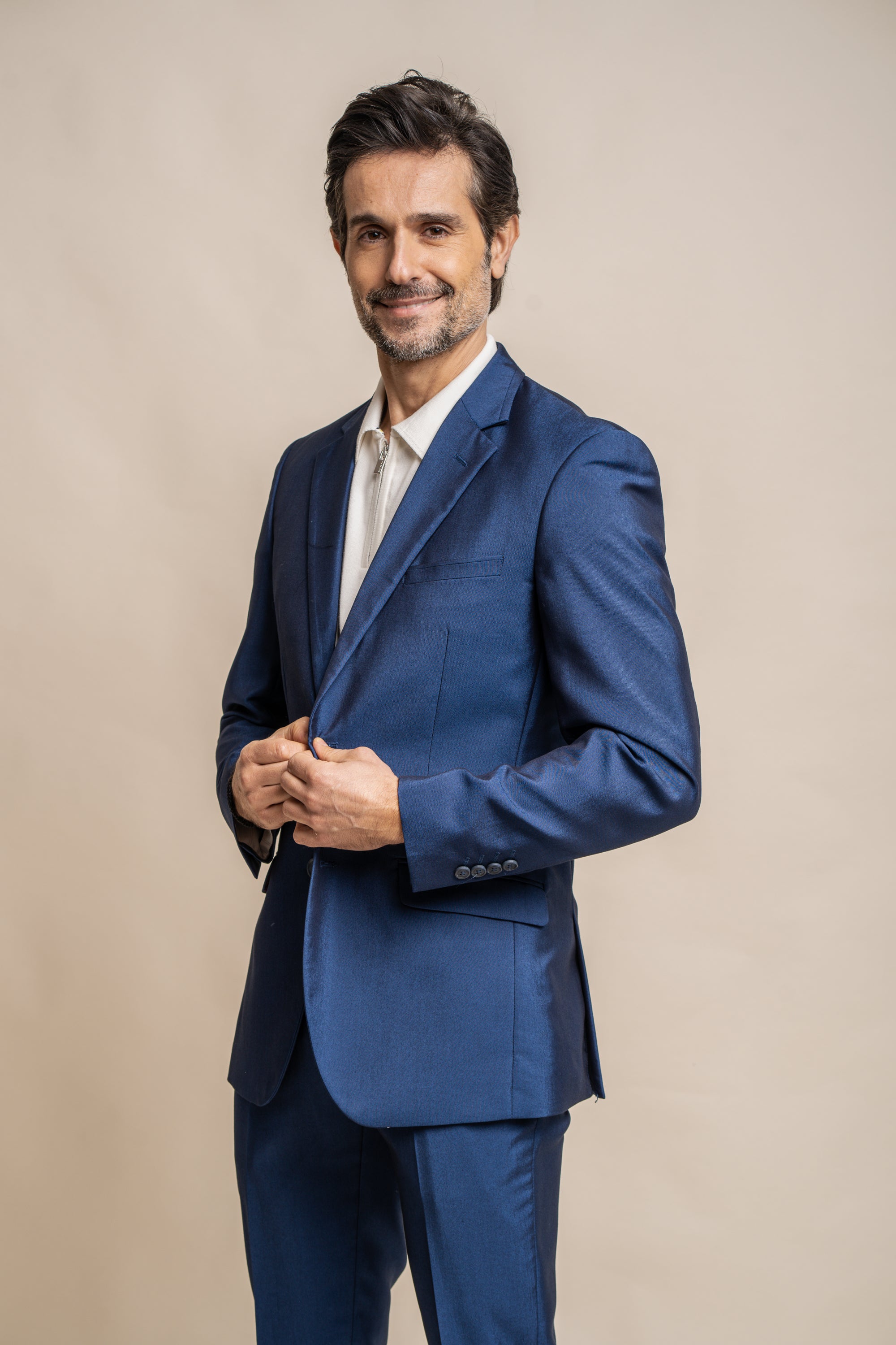 Ford Blue Three Piece Suit Short