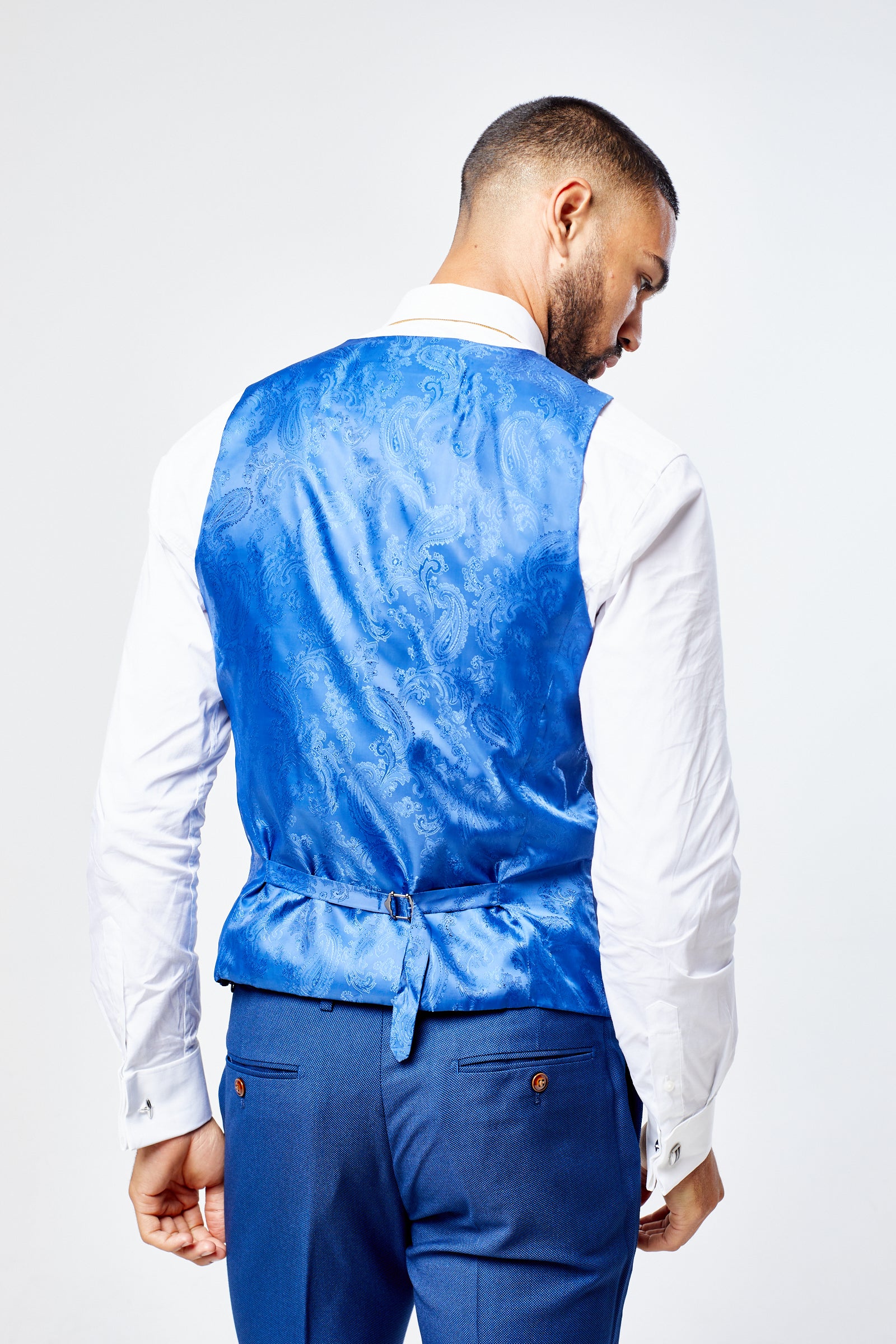 Mayfair Blue Three Piece Suit