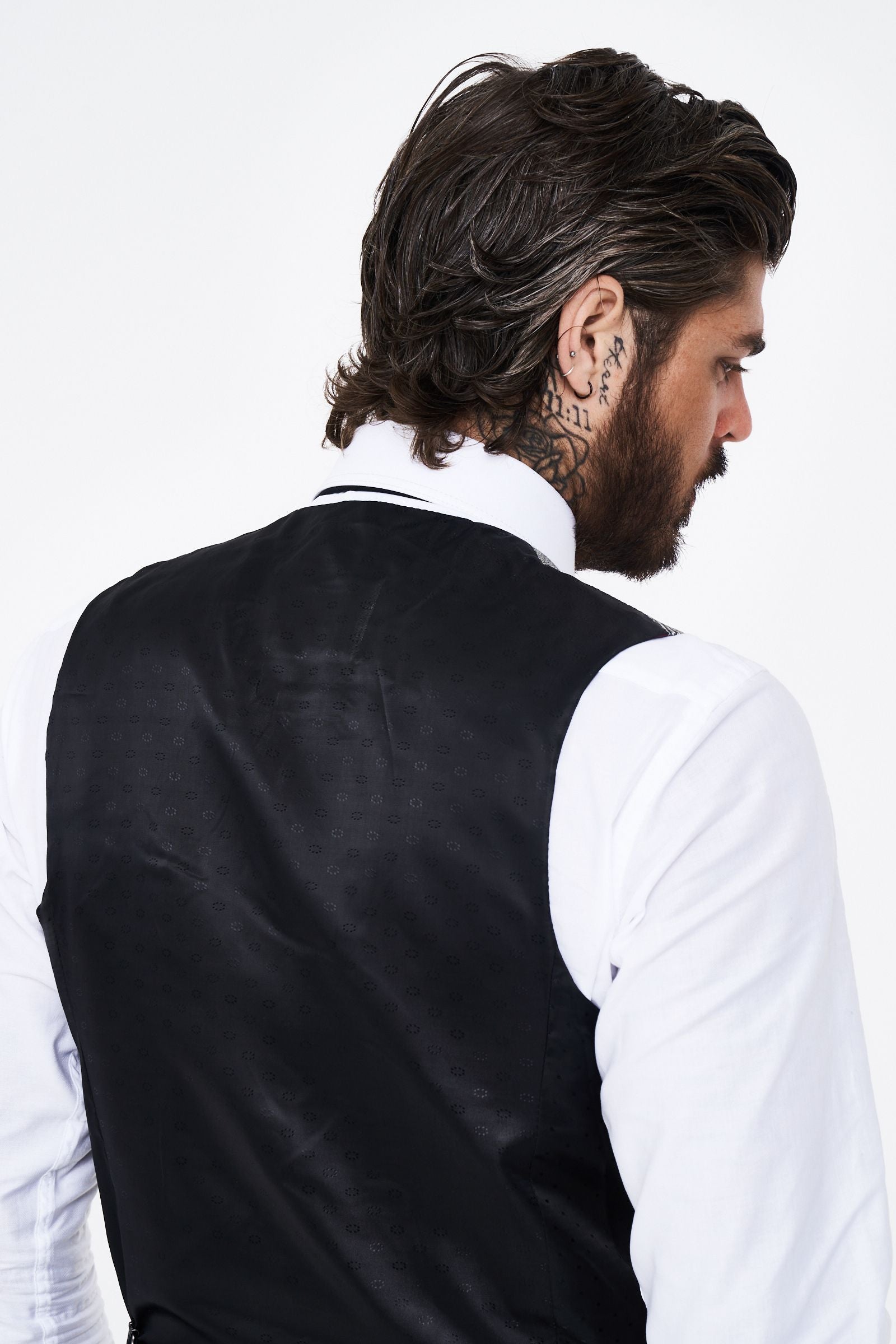 Ross - Grey Check Three Piece Suit