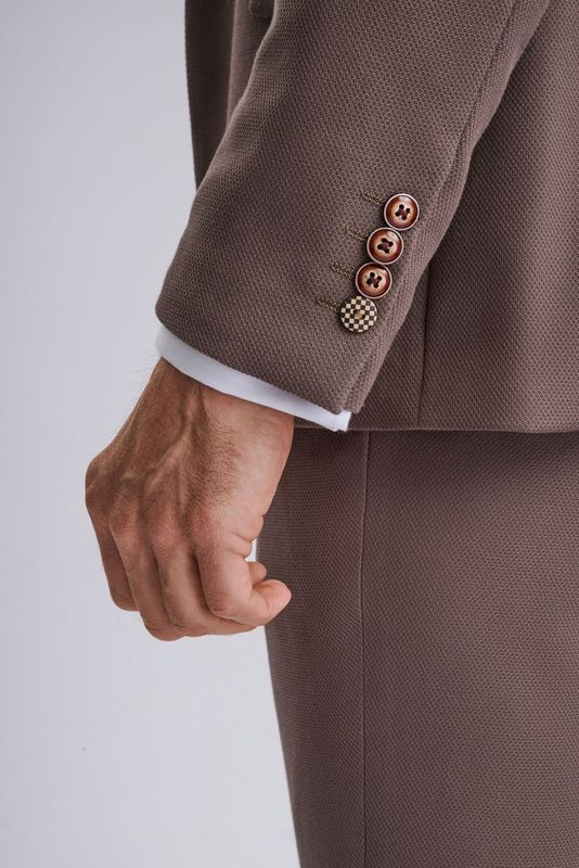 HM5 - Tan Tailored Three Piece Suit